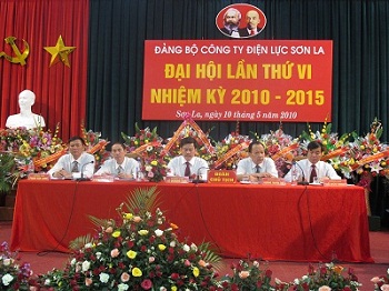 Đại hội Đảng bộ Công ty Điện lực Sơn La lần thứ VI nhiệm kỳ 2010-2015 thành công tốt đẹp